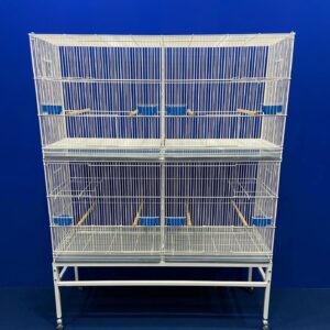 207* - VOADEIRA P/ CALOPSITAS OU AGAPORNIS - MALHA FINA (2 + SUPORTE)