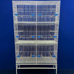 208 - VOADEIRA P/ CALOPSITAS - MALHA LARGA (3 + SUPORTE)