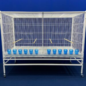 235 - VIVEIRO MALHA FINA C/ COMEDORES P/ CANÁRIOS