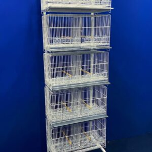 212 - RACK COM 5 CRIADEIRAS P/ CANÁRIO (6 COMEDORES)